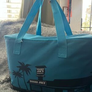 Trader Joe's Blue Garment Bag